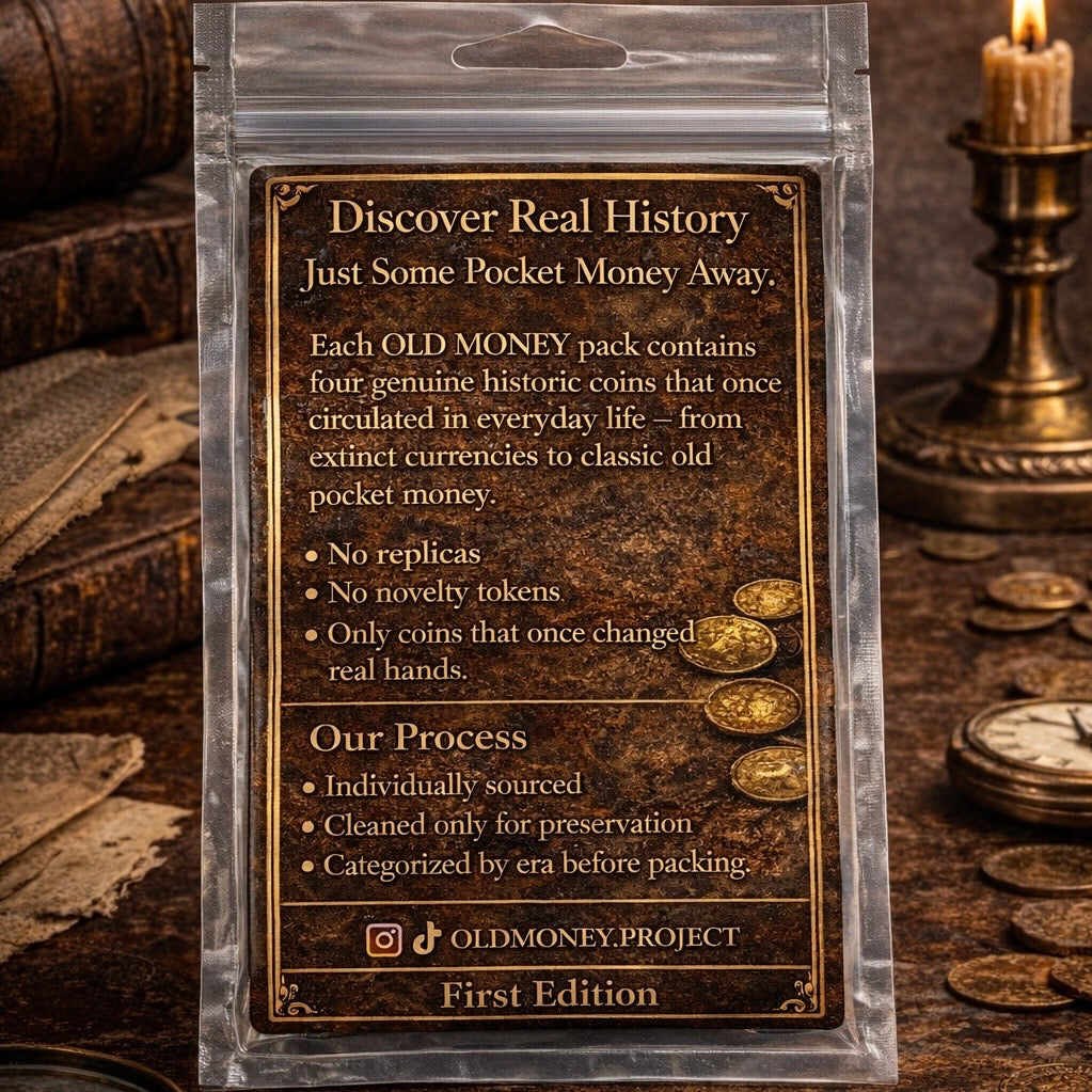 Old Money Mystery Coin Pack - ONLY 500 MADE - FIRST EDITON